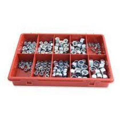 Picture of 180 PIECE NYLEX NUTS UNF & METRIC - 102.145