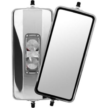 Picture of STAINLESS STEEL 16" FLAT HEATED W/LIGHT - 1421756C