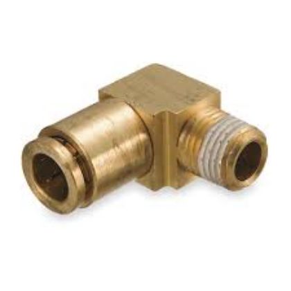 Picture of PUSHFIT 3/8 X 1/2 NPT SWIVEL MALE ELBOW SW - 1869X6X8S