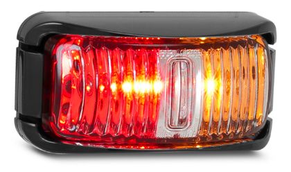 Picture of LED 12-24V RED/AMB  MARKER LAMP  BLACK - L42ARM