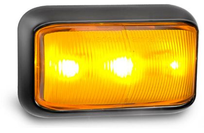 Picture of LED MARKER LAMP AMB BLACK BEZEL - L58AM