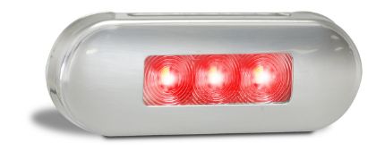 Picture of LED RED MARKER CHROME 12-24V - L86RM