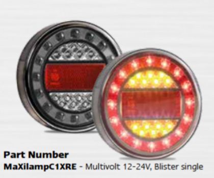 Picture of LED 12-24V 125MM B/C STOP/TAIL/IND/REF - LMAXILAMPC1XRE