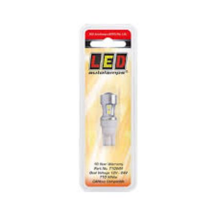 Picture of LED 12-24V T10 WEDGE WHITE GLOBE - LT10WM