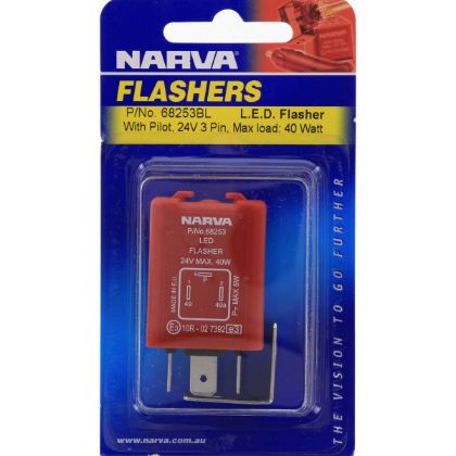 Picture of LED FLASHER  24V 3 PIN 40A - N68253BL