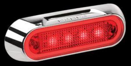 Picture of LED CHROME 10-30V RED MARKER - N90832CBL