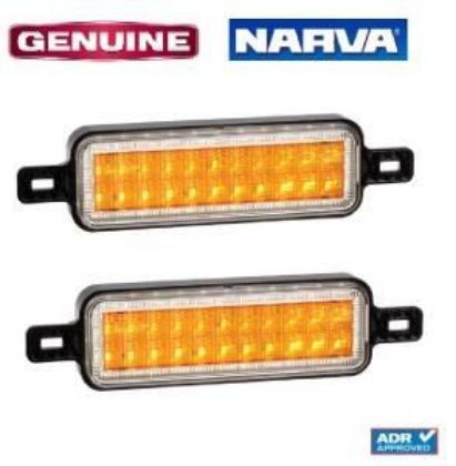 Picture of LED 12-24V BULLBAR CLEAR/AMBER LAMP - N95202