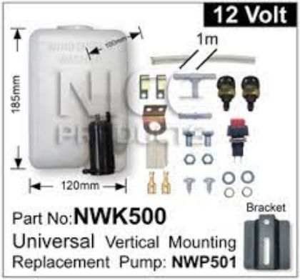 Picture of 12V W/SCREEN WASHER BOTTLE KIT - NWK500