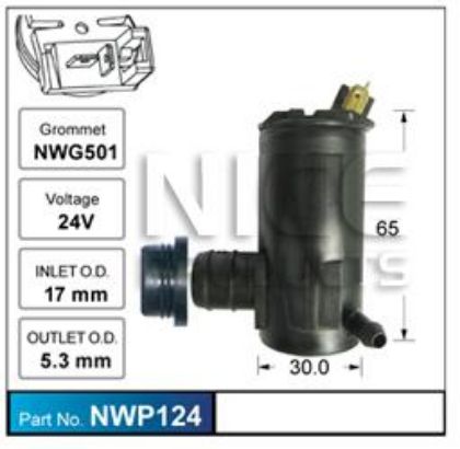 Picture of WASHER PUMP 24V - NWP124