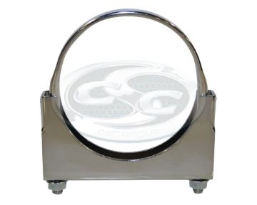Picture of POLISHED STAINLESS STEEL FLAT BACK CLAMP (304) - FBC300SSP