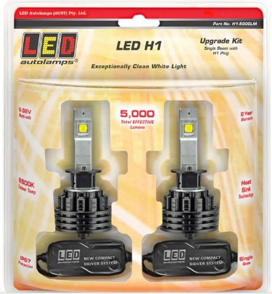 Picture of H1 LED HEADLIGHT KIT SINGLE BEAM - H1-5000