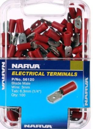 Picture of RED MALE QC TERMINAL PKT 100 - N56120