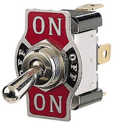Picture of Switch; Toggle On/Off/On; Metal - N60061BL