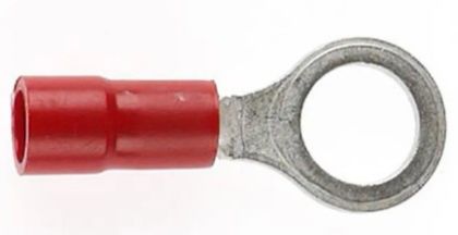 Picture of RING TERMINAL 10PK RED 3MM WIRE 6MM HOLE - TE1106BL