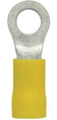 Picture of RING TERMINAL 5MM HOLE YELLOW 10PK - TE1505BL