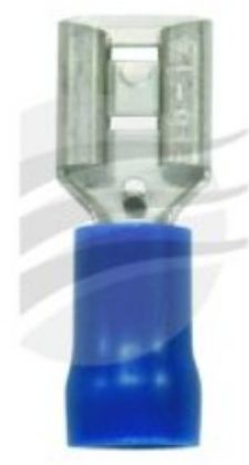 Picture of BLADE TERMINAL FEMALE 10PK BLUE 4MM WIRE - TE4126BL