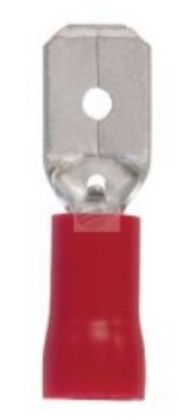 Picture of BLADE TERMINAL MALE 10PK RED 3MM WIRE - TE4416BL