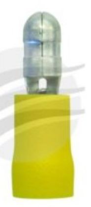 Picture of MALE BULLET TERMINAL YELLOW 10PK - TE4855BL