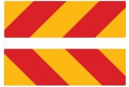 Picture of RMP Chevron Class 400 2P x 600 x 150 Decal (PAIR) - 130.0070