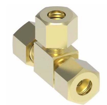 Picture of TEE 1/4 NYLON TUBE - 1464X4