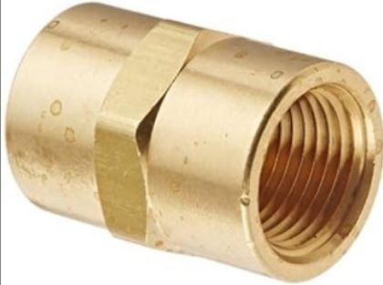 Picture of COUPLING BRASS 1/2 NPT - 3300X8