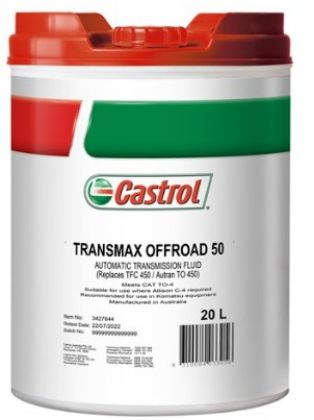 Picture of CASTROL TRANSMAX OFFROAD TFC450  20LTR ROADRANGER - 3427644