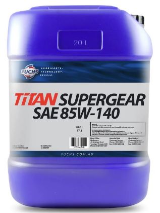 Picture of TITAN SUPERGEAR 2360 85W-140     20L DRM - 5190020