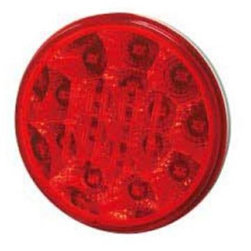 Picture of RED LED STOP TAIL RED LENS MULTIVOLT - ELM22551WRVBL