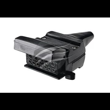 Picture of 12 PIN FLAT TRAILER SOCKT WITH N/C REED SWITCH - TP2045