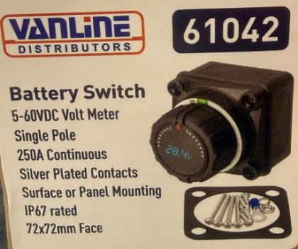 Picture of Power switch with voltage display - 61042